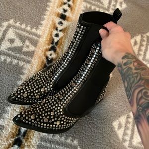 Nasty Gal Studded Boots